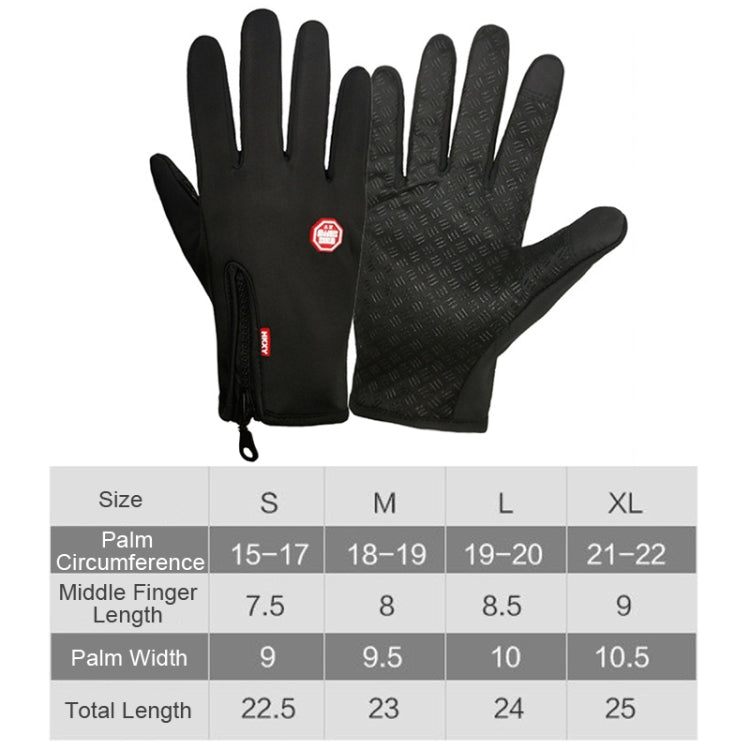 Guanti touch screen impermeabili per sport invernali M-L-XL