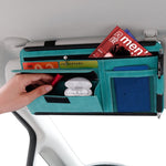 Custodia porta occhiali auto in pelle e ABS 33x18x32 cm