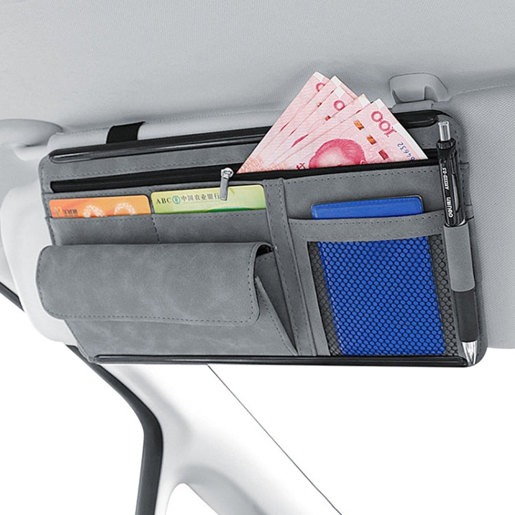 Custodia porta occhiali auto in pelle e ABS 33x18x32 cm