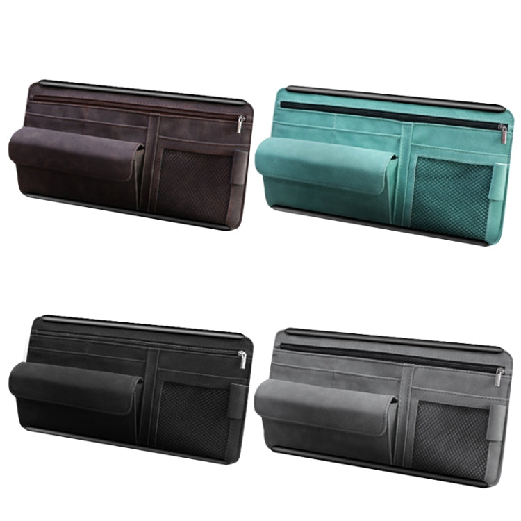 Custodia porta occhiali auto in pelle e ABS 33x18x32 cm