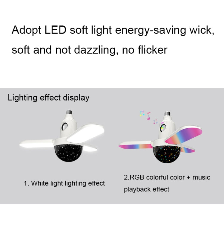 Lampada LED Bluetooth RGB 40W con Musica e Atmosfera