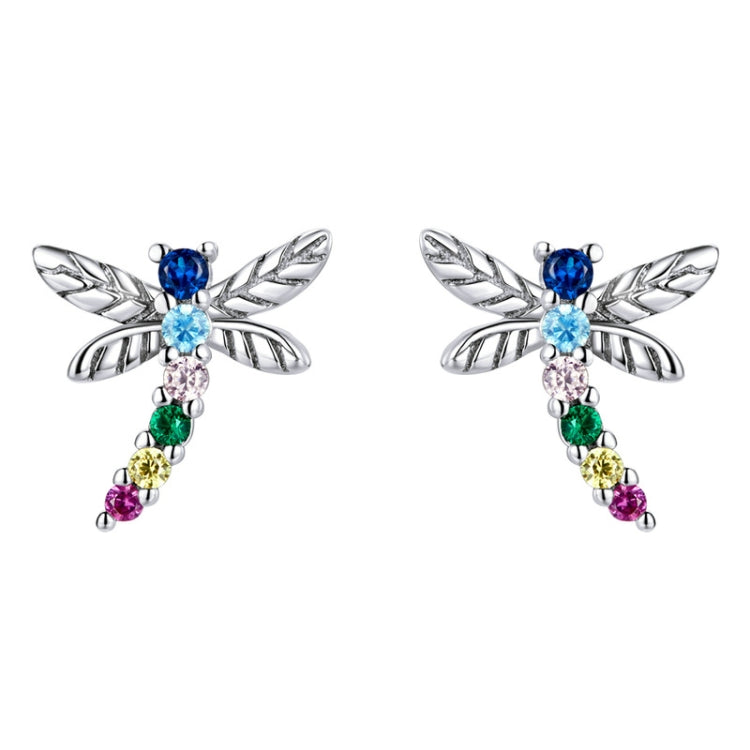 Orecchini in Argento 925 con Zirconi Serie Insetto