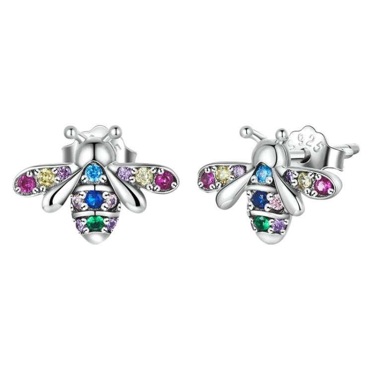 Orecchini in Argento 925 con Zirconi Serie Insetto