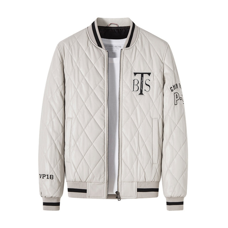 Giacca da baseball in PU con scollo a V taglie M-4XL