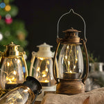 Lampada a olio decorativa natalizia retrò 15 cm