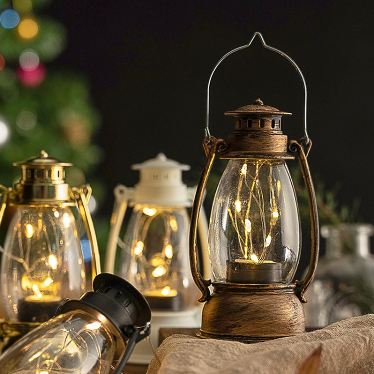 Lampada a olio decorativa natalizia retrò 15 cm