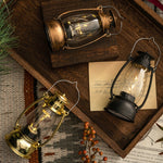 Lampada a olio decorativa natalizia retrò 15 cm