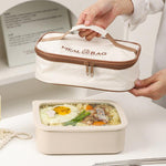 Borsa termica quadrata per pranzo con isolamento