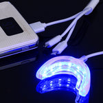 Sistema sbiancamento denti 16 LED con cavo 3 in 1