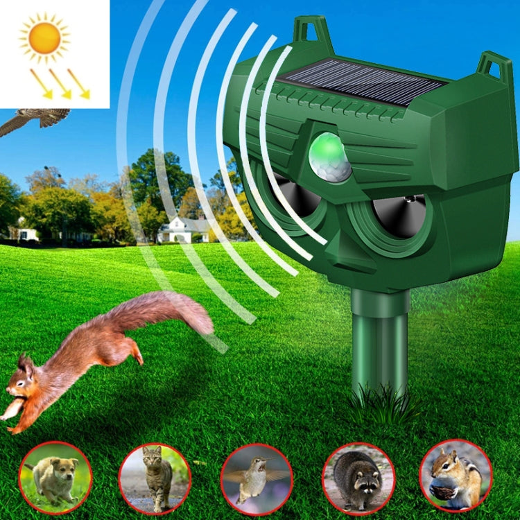 Repellente solare a ultrasuoni per animali da esterno RC-543