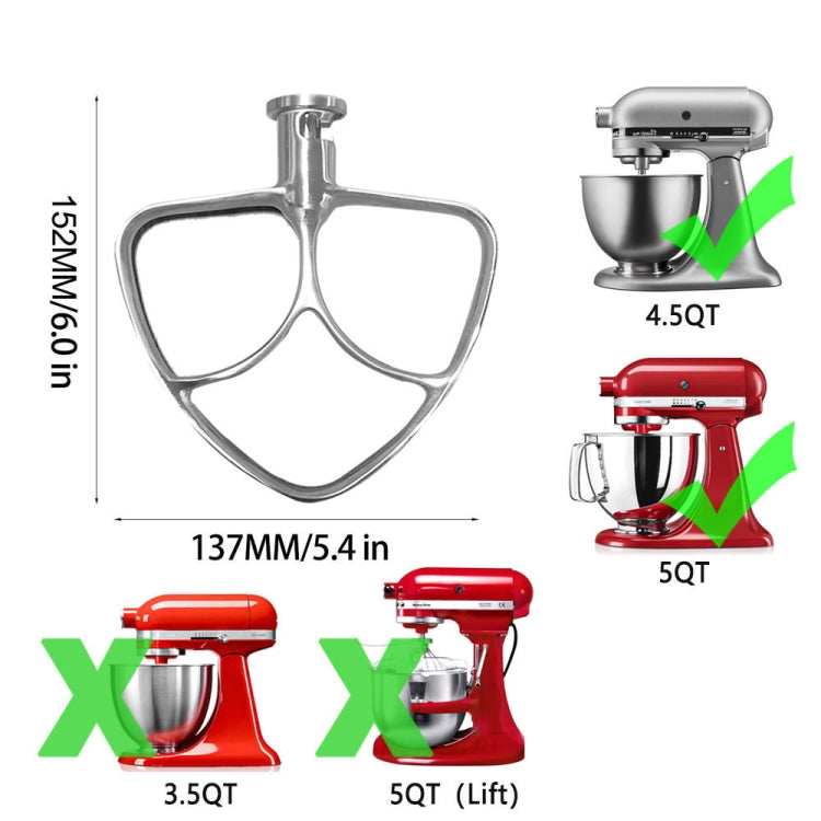 Accessori in acciaio inox per KitchenAid 5QT e 6QT