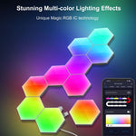 Luci da parete RGBIC smart per gaming con controllo app