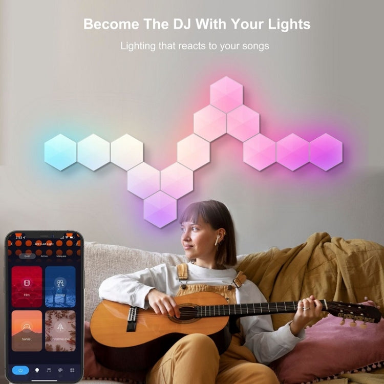 Luci da parete RGBIC smart per gaming con controllo app