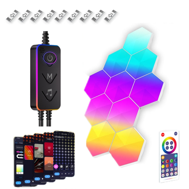 Luci da parete RGBIC smart per gaming con controllo app