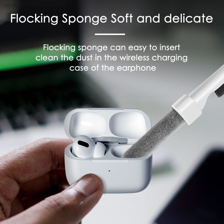 Penna per Pulizia Cuffie Bluetooth con Spugna Floccata