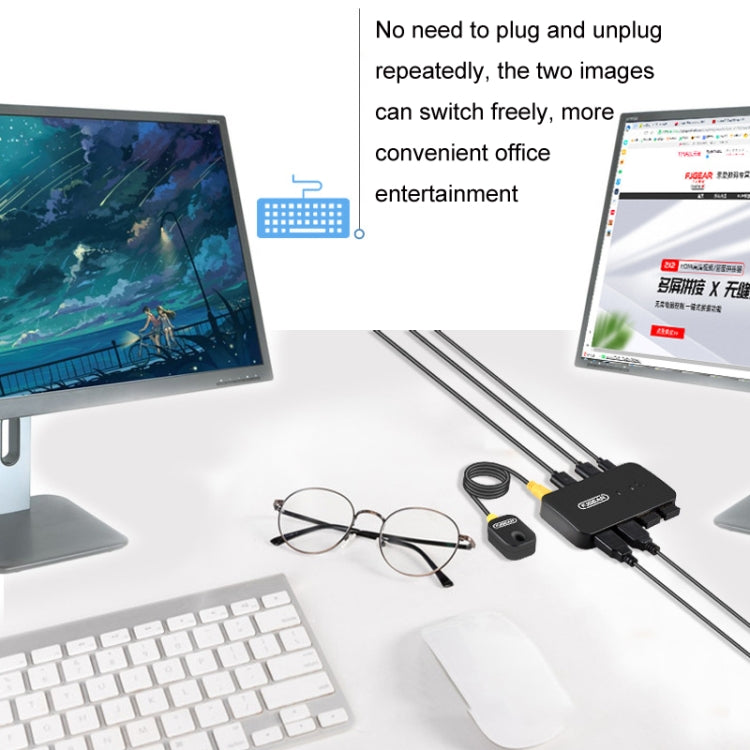 Espansore switch USB 3 in 2 out con cavo controller desktop