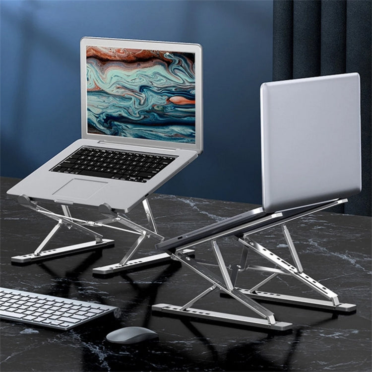 Supporto laptop pieghevole in lega di alluminio doppio strato