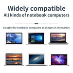 Supporto laptop pieghevole in lega di alluminio doppio strato