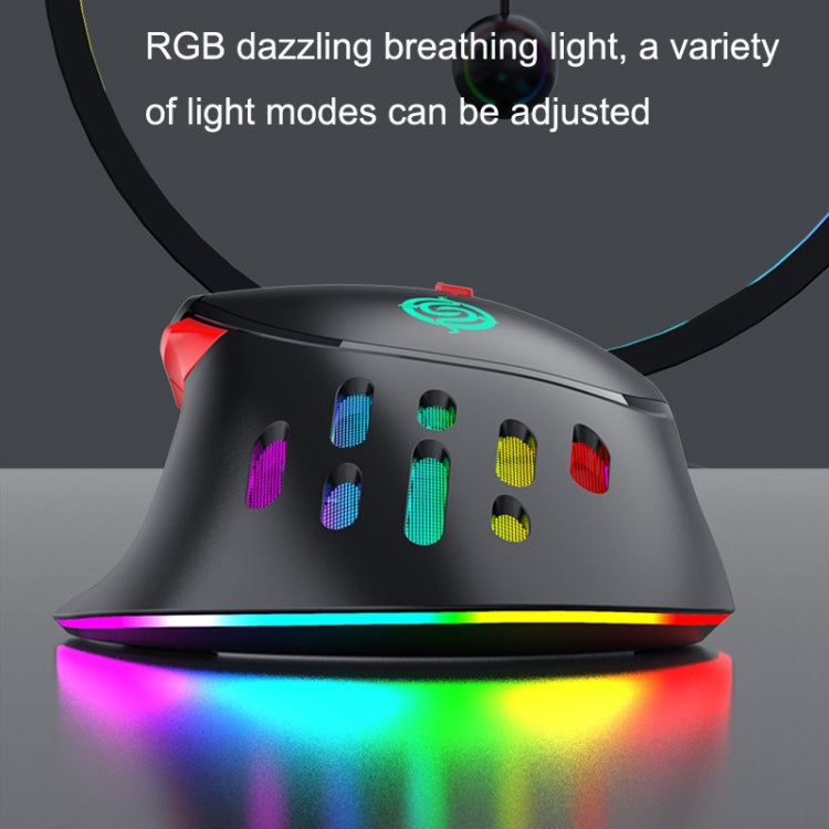Mouse meccanico cablato K-Snake Q15 9 tasti RGB