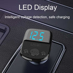 Caricabatteria auto LDNIO C706Q QC3.0 con display digitale