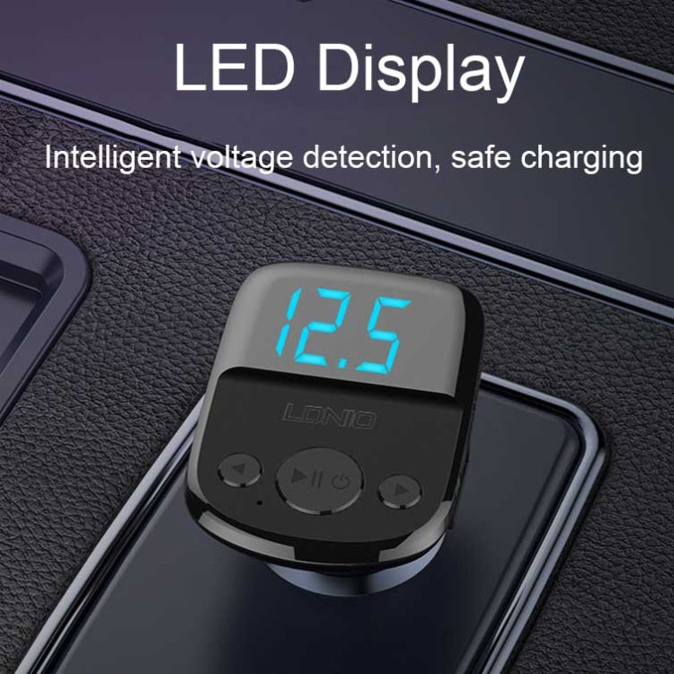 Caricabatteria auto LDNIO C706Q QC3.0 con display digitale