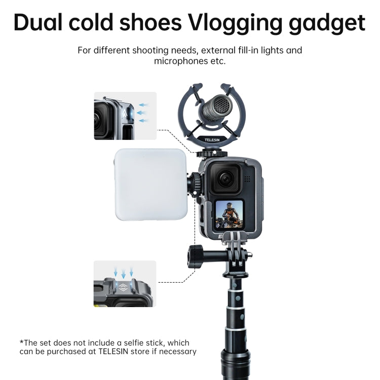 Custodia in lega di alluminio per GoPro Hero9/10/11 Black