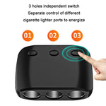 Accendisigari auto 3 in 1 120W con doppio USB