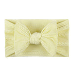 5 pezzi Fasce per capelli bambini in nylon con fiocco