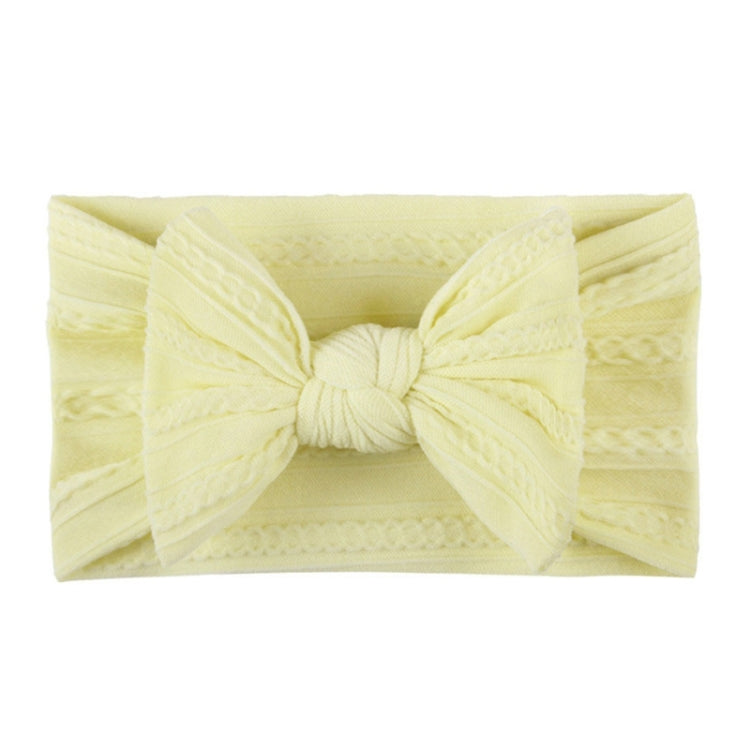 5 pezzi Fasce per capelli bambini in nylon con fiocco