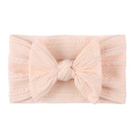 5 pezzi Fasce per capelli bambini in nylon con fiocco