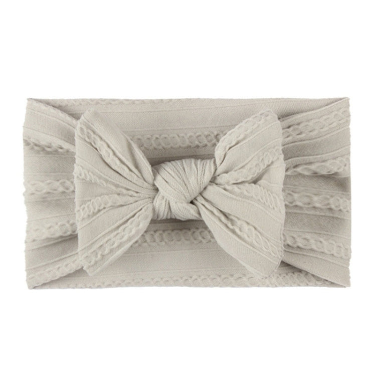 5 pezzi Fasce per capelli bambini in nylon con fiocco