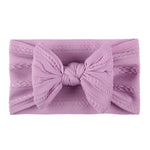 5 pezzi Fasce per capelli bambini in nylon con fiocco