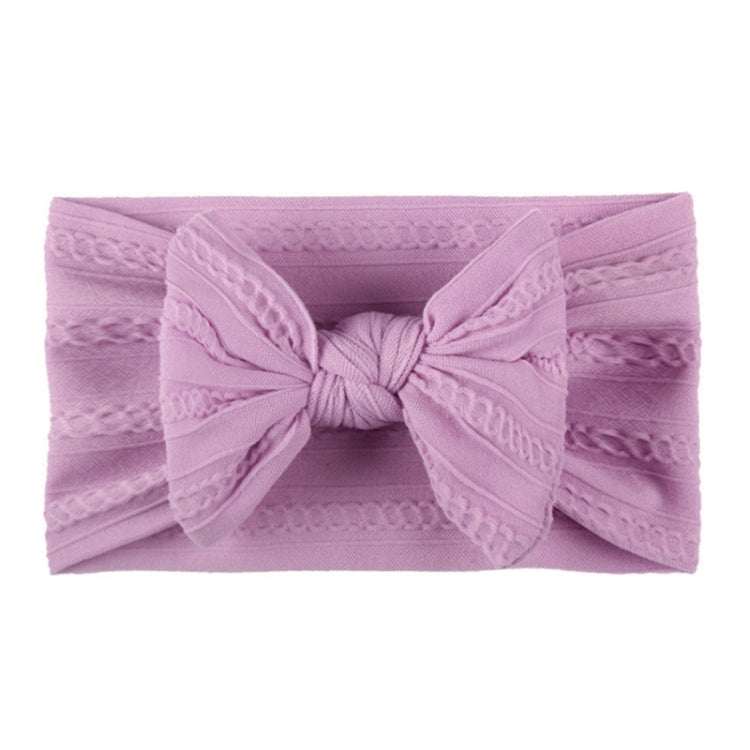 5 pezzi Fasce per capelli bambini in nylon con fiocco