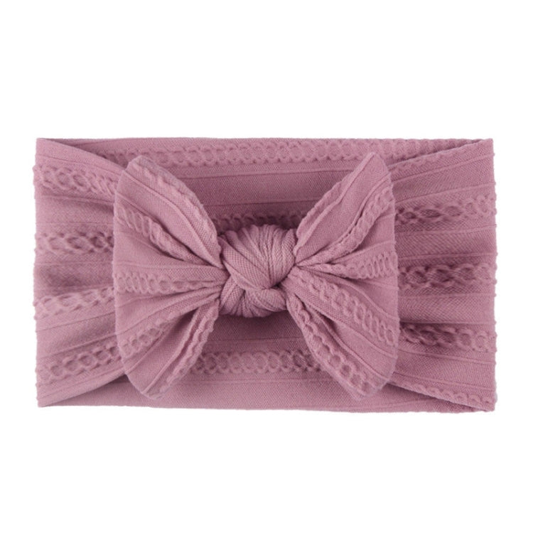 5 pezzi Fasce per capelli bambini in nylon con fiocco