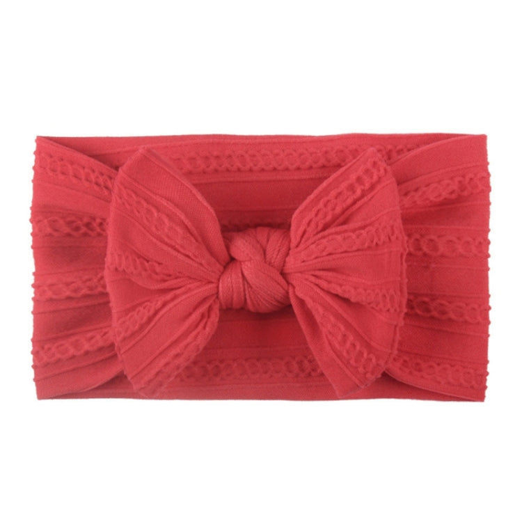 5 pezzi Fasce per capelli bambini in nylon con fiocco