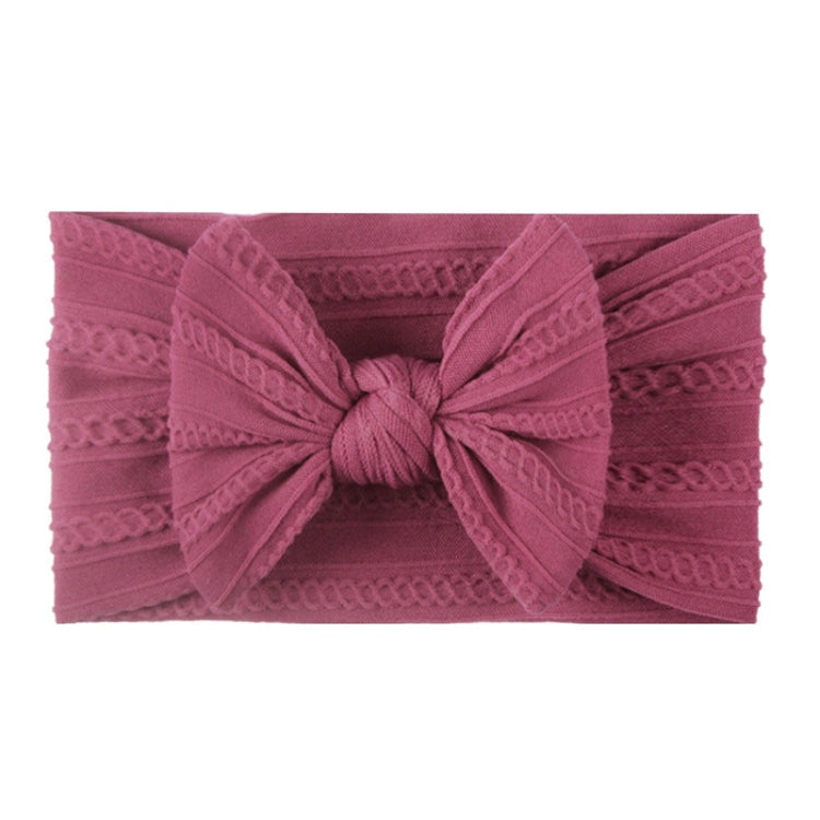 5 pezzi Fasce per capelli bambini in nylon con fiocco