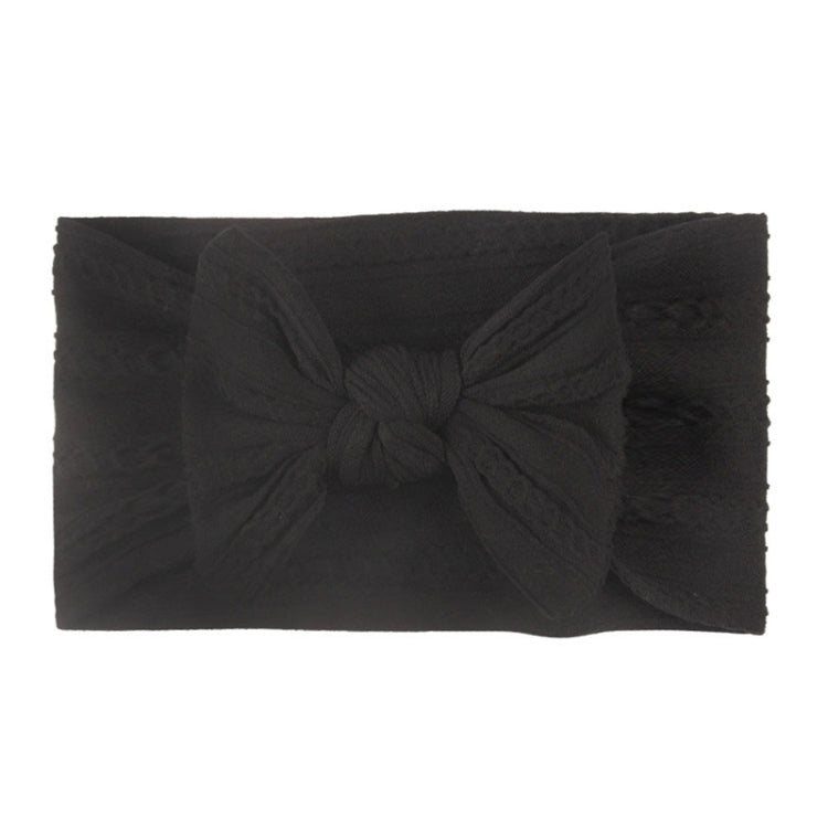 5 pezzi Fasce per capelli bambini in nylon con fiocco