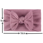 5 pezzi Fasce per capelli bambini in nylon con fiocco