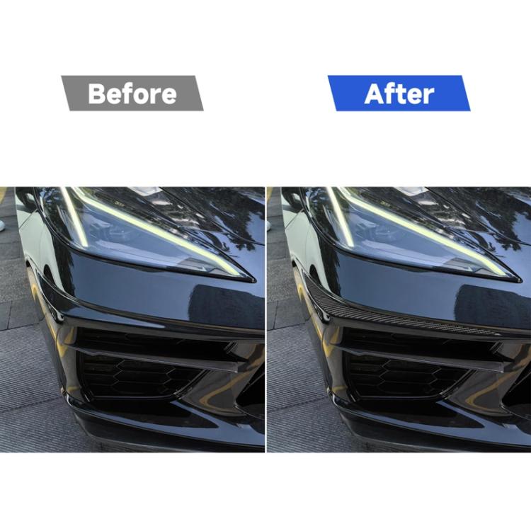 Adesivo decorativo per paraurti Chevrolet Corvette C8 set 2 pezzi