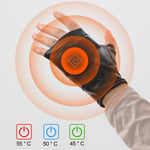Guanti riscaldanti elettrici ricaricabili con temperatura regolab