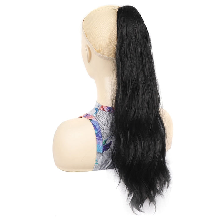 Parrucca con clip lunga coda di cavallo ondulata 55 cm