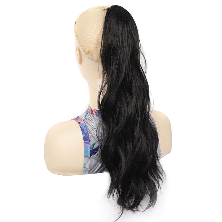 Parrucca con clip lunga coda di cavallo ondulata 55 cm