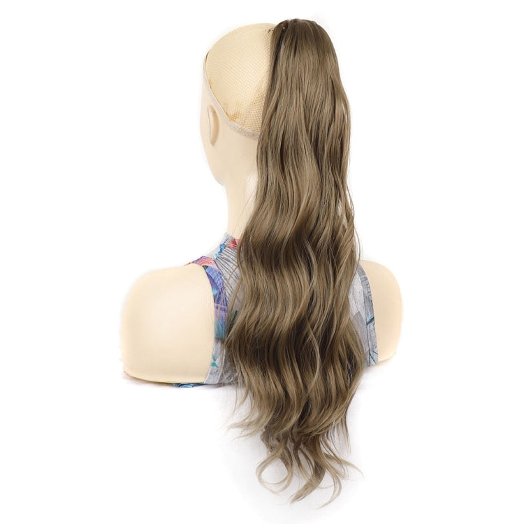 Parrucca con clip lunga coda di cavallo ondulata 55 cm