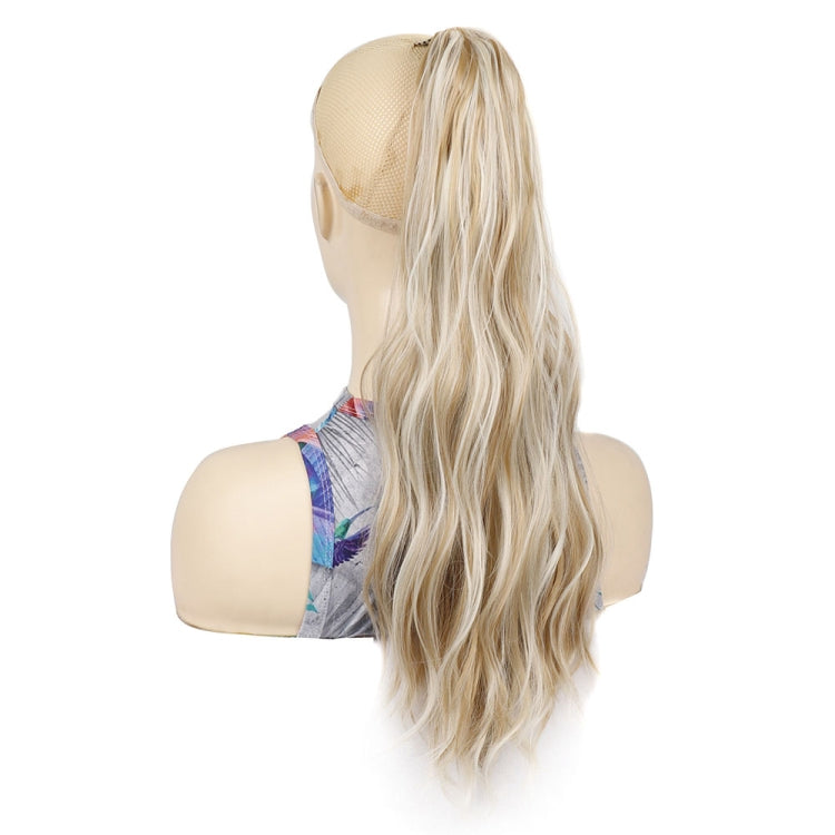 Parrucca con clip lunga coda di cavallo ondulata 55 cm
