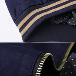 Giacca da uomo casual con cerniera M-XXXL