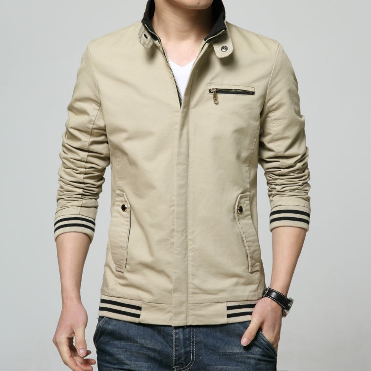 Giacca da uomo casual con cerniera M-XXXL