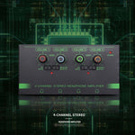 Amplificatore cuffie EF-4 a 4 canali con jack 3,5 e 6,35 mm - immagine 2