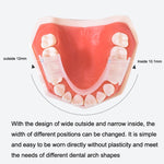 Bretelle antimorsi in silicone per apparecchio ortodontico