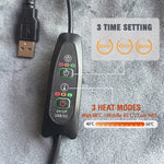 Cuscino riscaldante USB con controller temperatura 76x150cm