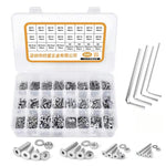 Set anelli guarnizione testa piatta M2-M5 acciaio inox